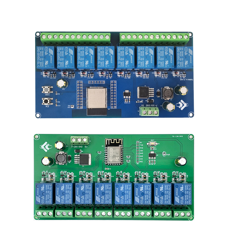 Relay 8 Channel Board - ESP8266 / ESP32 WIFI 8-kanaals relaismodule