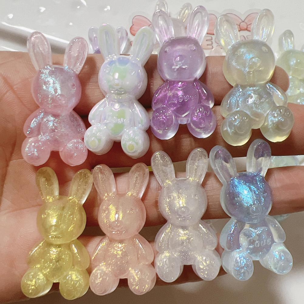 Diy Automation Projects - Glitter Konijn Charm 10st Glitter Acryl
