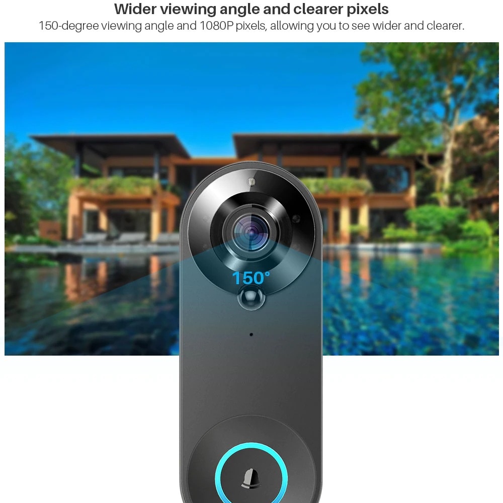 Tuya 1080P Draadloze WIFI Deur - Smart Doorbell Wired recensie en prijs