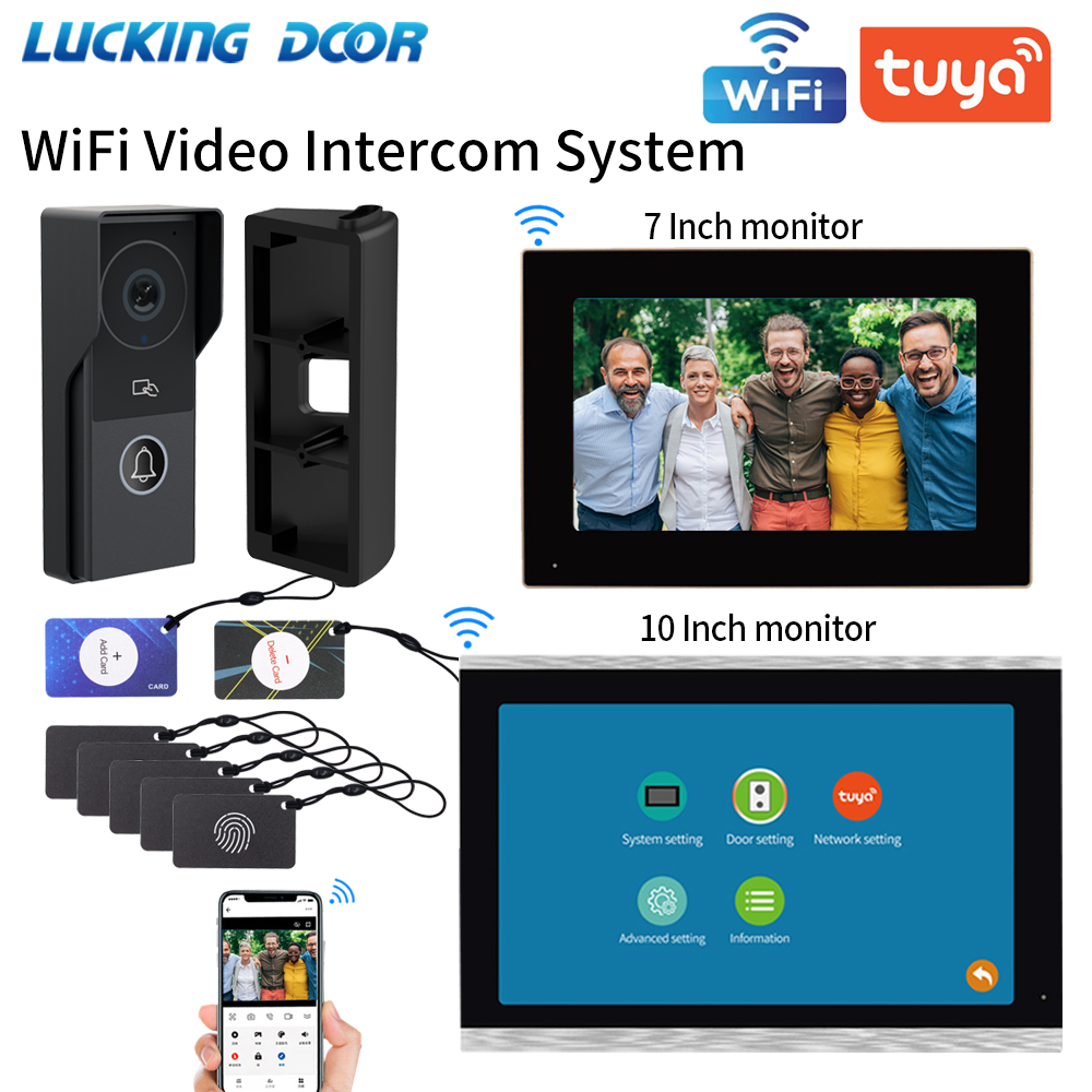 7/10 Inch Video-intercom 1080P - Smart Doorbell Wired recensie en prijs